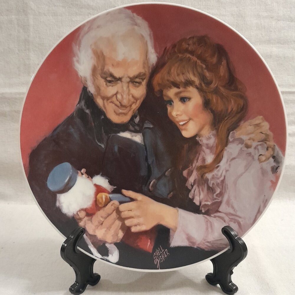 VTG Viletta China Plate "A Gift from Godfather" Collector Plate